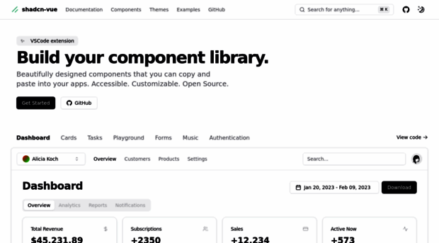 shadcn-vue.com