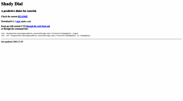 shadydial.sourceforge.net