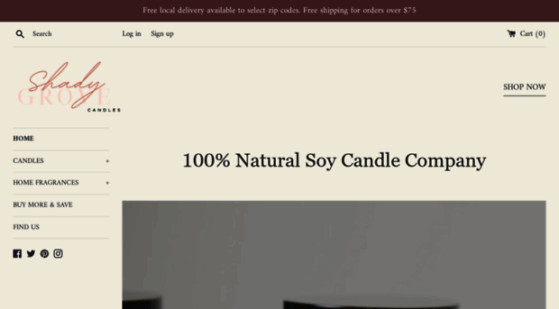 shadygrovecandles.com