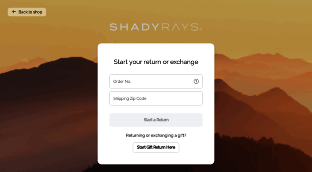 shadyrays.loopreturns.com