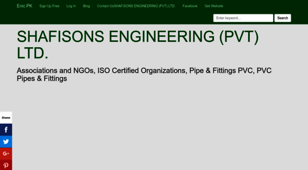 shafisonsengineeringpvtltd.enic.pk