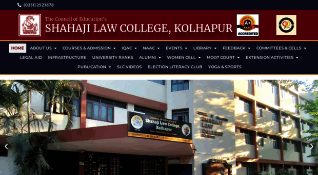 shahajilawcollege.com