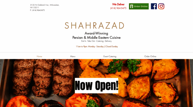 shahrazadrestaurant.com