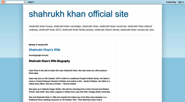 shahrukhkhanofficialsite.blogspot.com