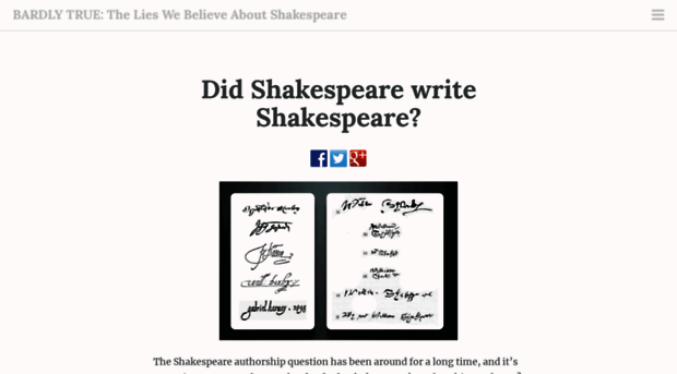 shakespeare-evidence.com