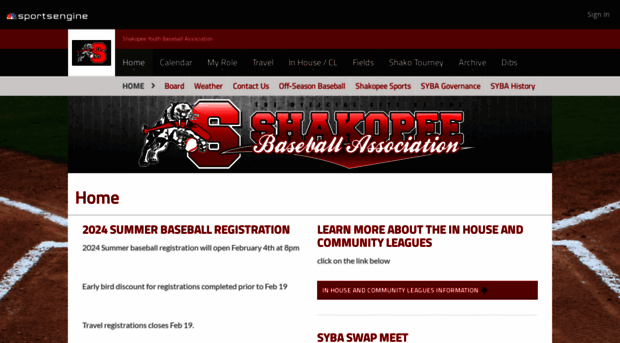 shakopeeyouthbaseball.com