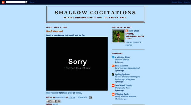 shallowcogitations.com