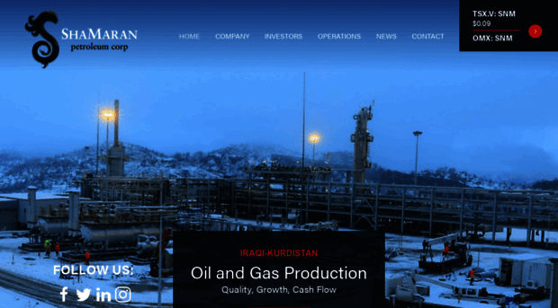 shamaranpetroleum.com