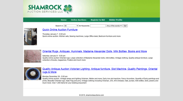 shamrockauctions.net