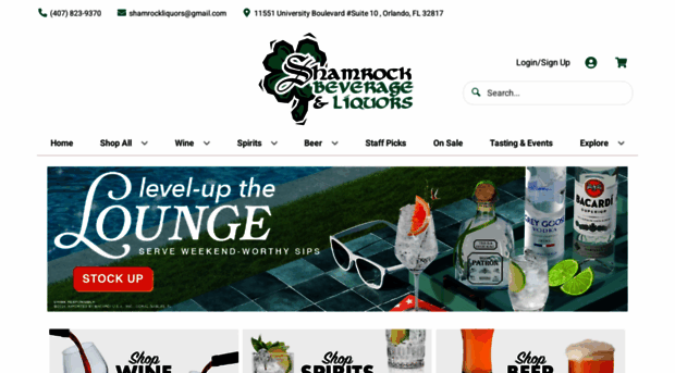 shamrockliquors.com