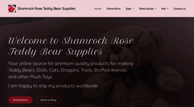 shamrockroseteddybearsupplies.com