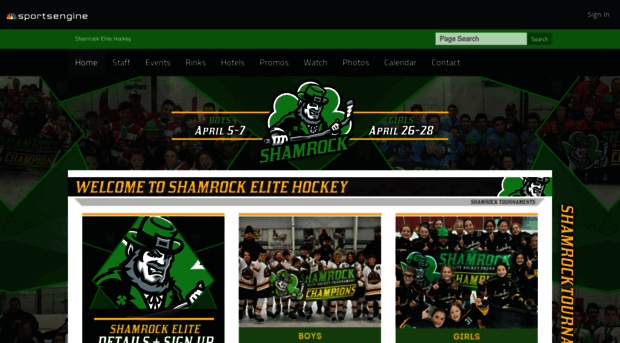 shamrocktournaments.com