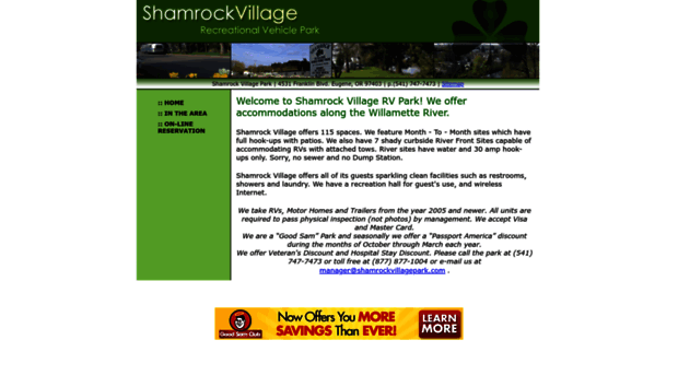 shamrockvillagepark.com