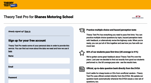 shanes.theorytestpro.co.uk