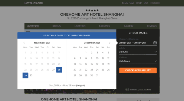 shanghai-onehome-art-hotel.hotel-ds.com