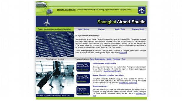 shanghaiairportshuttle.com