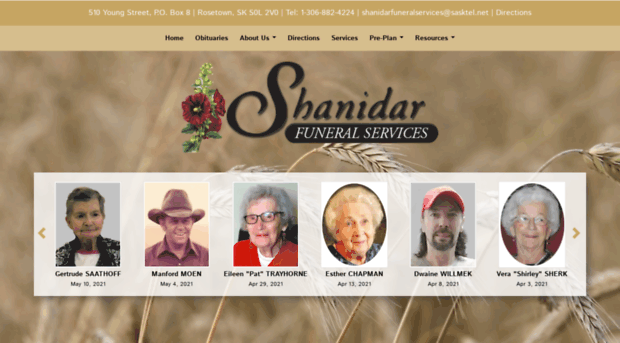 shanidarfuneralservices.com