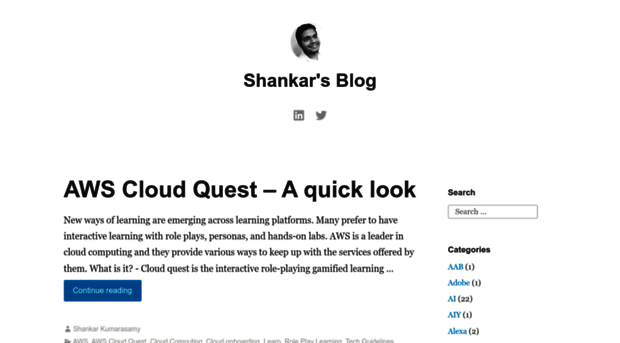 shankarkumarasamy.blog