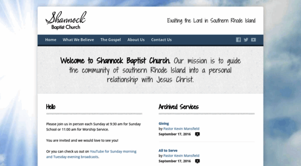 shannockbaptist.org