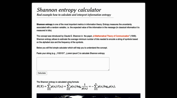 shannonentropy.netmark.pl