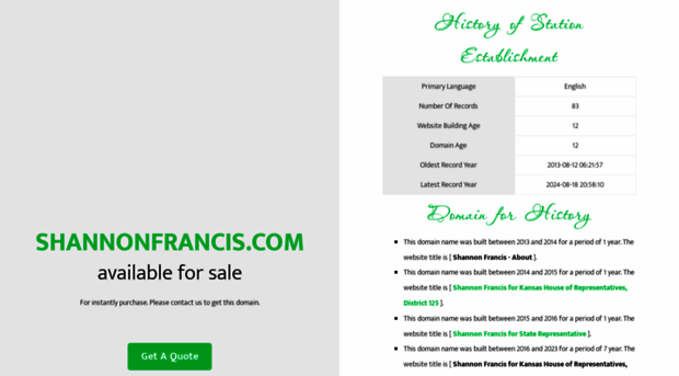 shannonfrancis.com