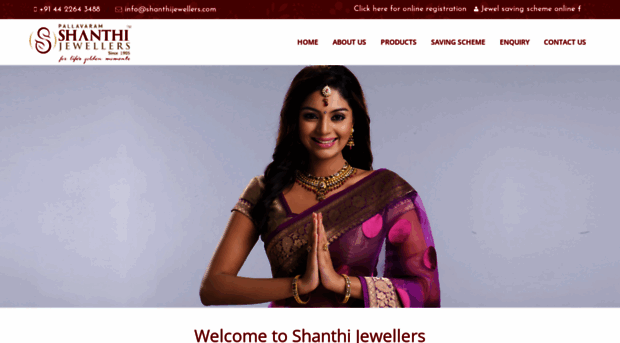 shanthijewellers.com