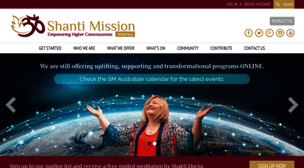 shantimissionamerica.org