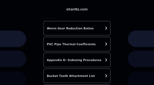 shantta.com