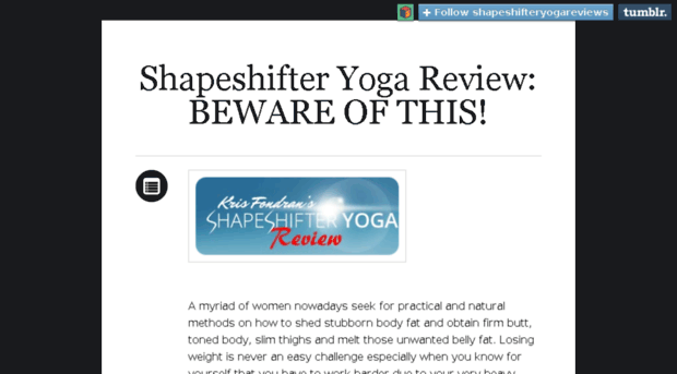 shapeshifteryogareviews.tumblr.com