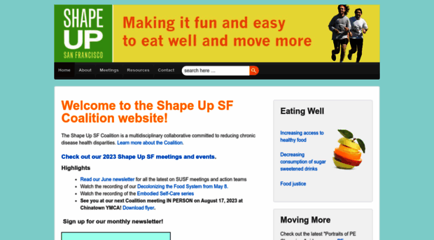 shapeupsfcoalition.org