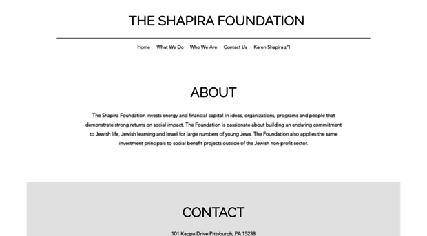 shapirafdn.org