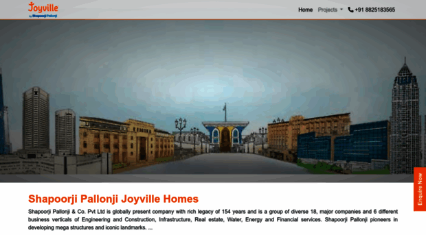 shapoorjipallonjihousingprojects.com