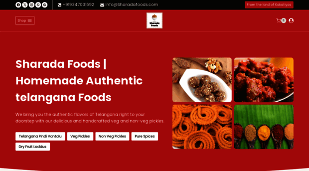 sharadafoods.com