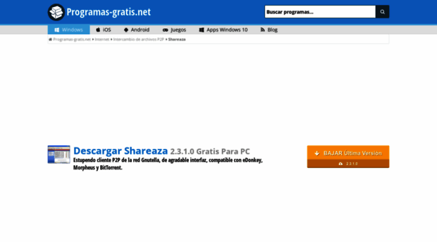 shareaza.programas-gratis.net