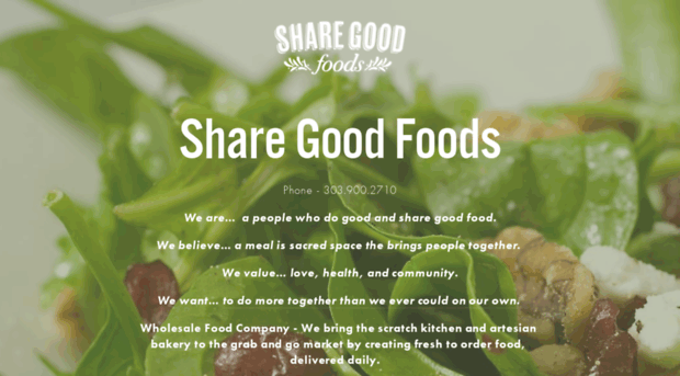 sharegoodfoods.com