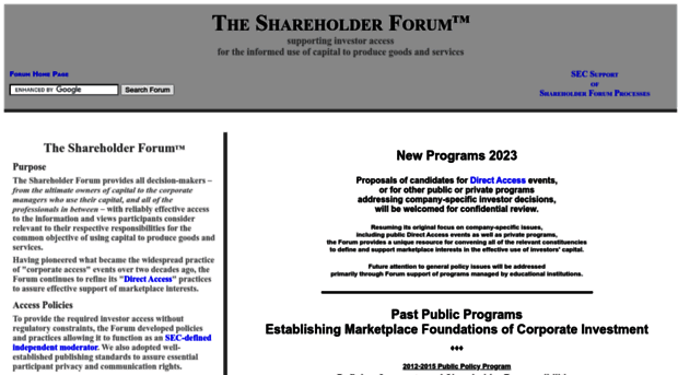 shareholderforum.com