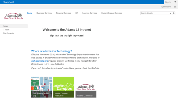 sharepoint.adams12.org