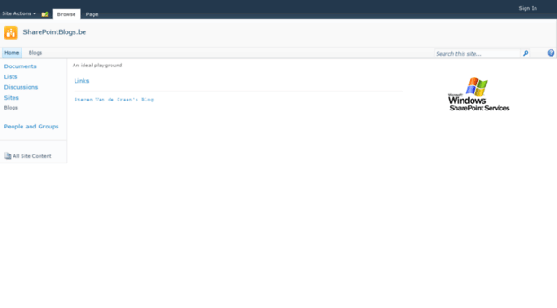 sharepointblogs.be