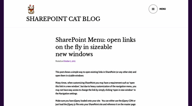 sharepointcatblog.wordpress.com