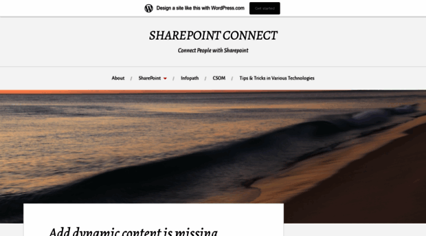 sharepointconnectblog.wordpress.com