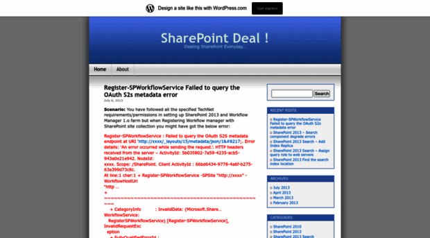 sharepointdeal.wordpress.com