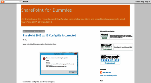 sharepointfordummies.blogspot.com