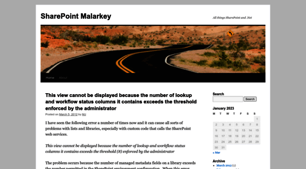 sharepointmalarkey.wordpress.com