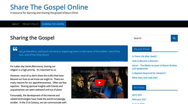 sharethegospelonline.org