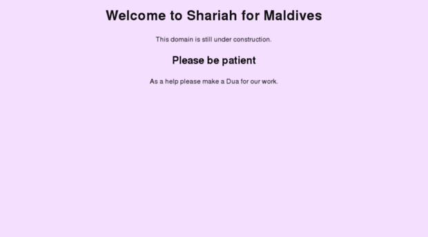 shariah4maldives.com