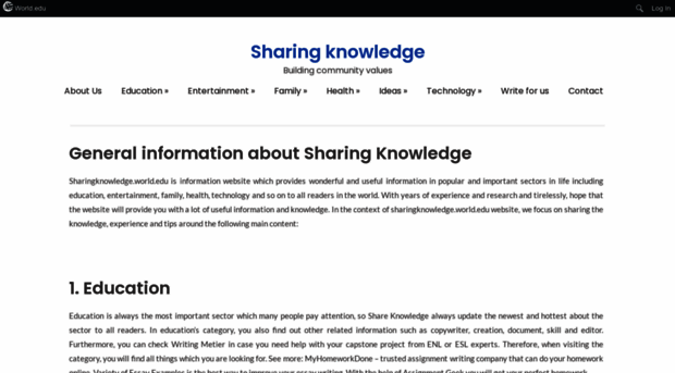 sharingknowledge.world.edu