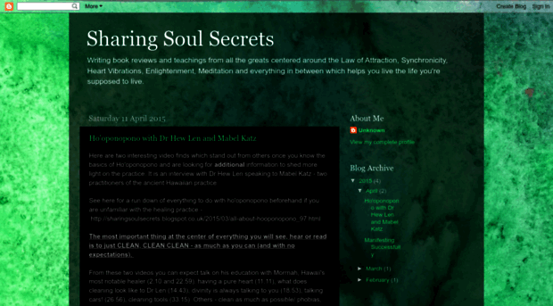 sharingsoulsecrets.blogspot.com