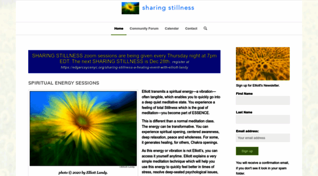 sharingstillness.com