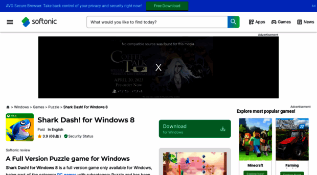 shark-dash-windows-10.en.softonic.com