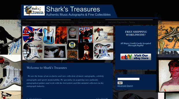 sharkstreasures.com